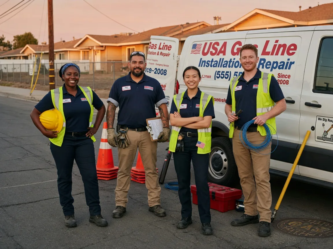 Gas Line Installation company in Isaban, WV